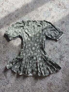 Sandro Audrey Floral Mini Dress